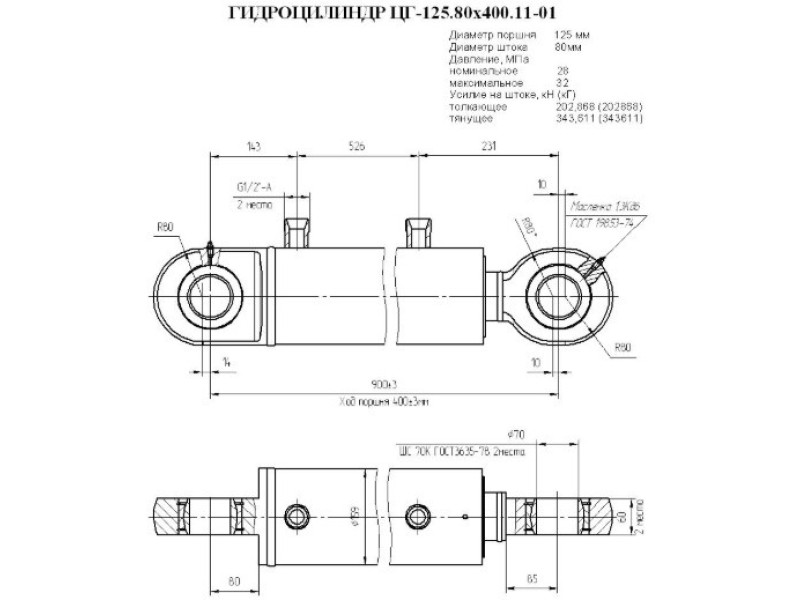 ЦГ-125.80х400.11-01