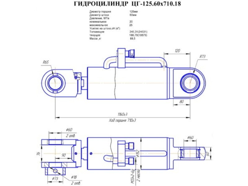 ЦГ-125.60х710.18