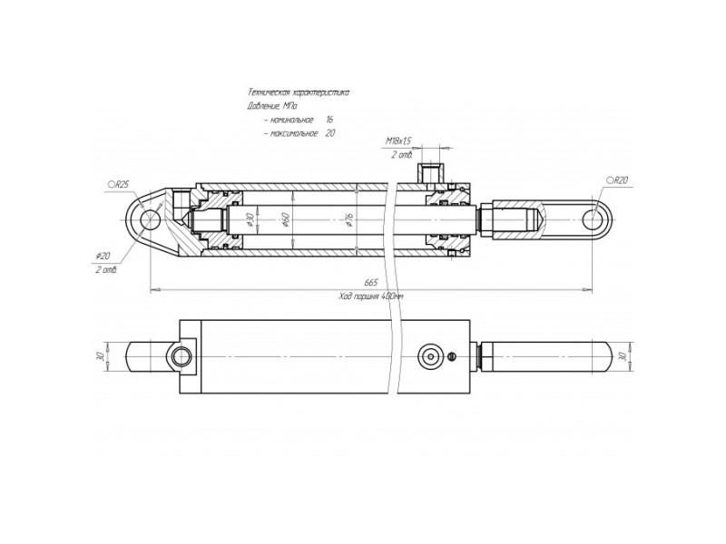 ЦГ-60.30х400.22-01