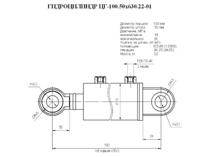 ЦГ-100.50х630.22-01