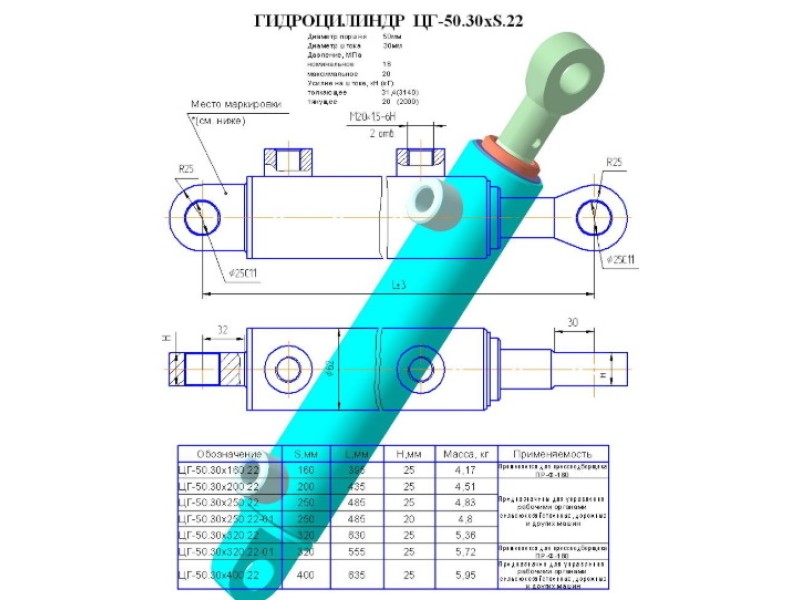 ЦГ-50.30х160.22