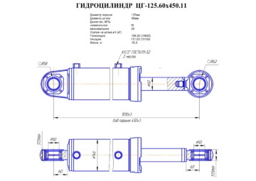 ЦГ-125.60х450.11