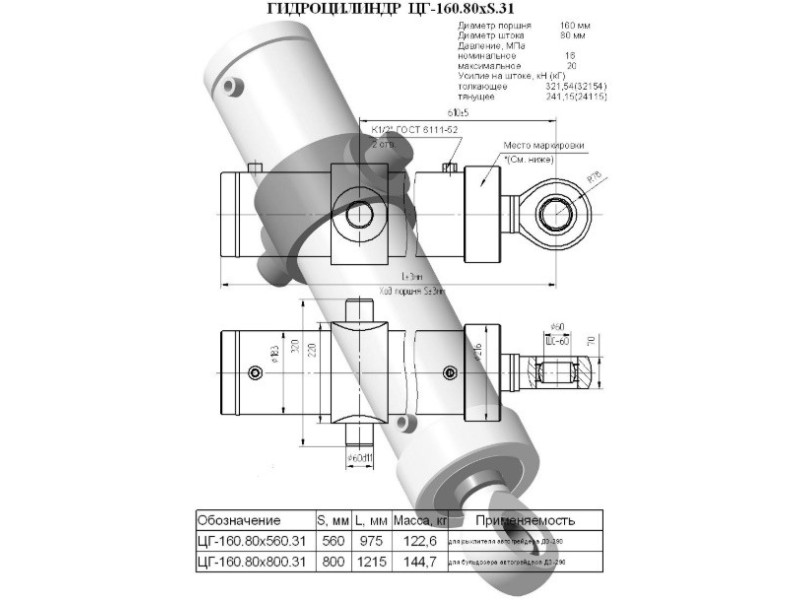 ЦГ-160.80х800.31
