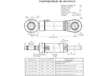 ЦГ-180.125х1250.11